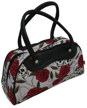 Load image into Gallery viewer, Medium Skulls and Roses Bag (Various Colours)