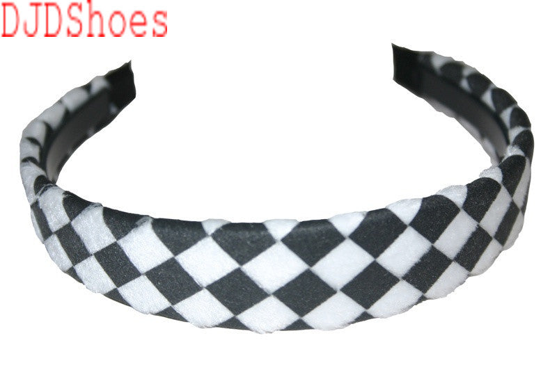 Checked Hair Band (Various Colours)