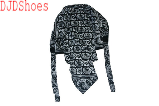 Black Patterned Zandana